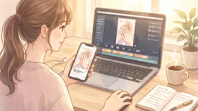 スマホでOK！｜大好きなネイルサロンを動画で応援したお話