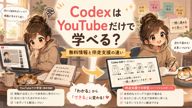 CodexはYouTubeだけで学べる？