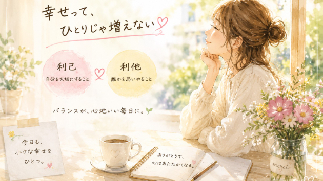 🌱幸せって、ひとりじゃ増えない😊