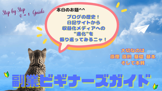 ブログの歴史！日記サイトから収益化メディアへの"進化"を振り返ってみるニャ！