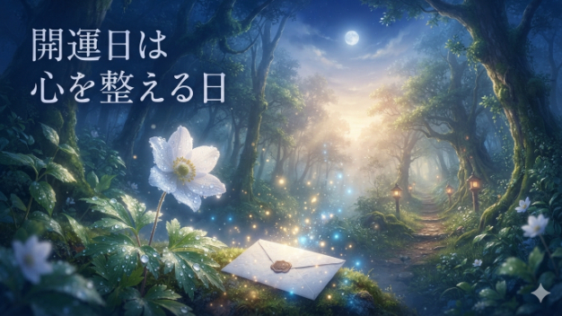  開運日とは？運気を整える過ごし方と心の向き合い方
