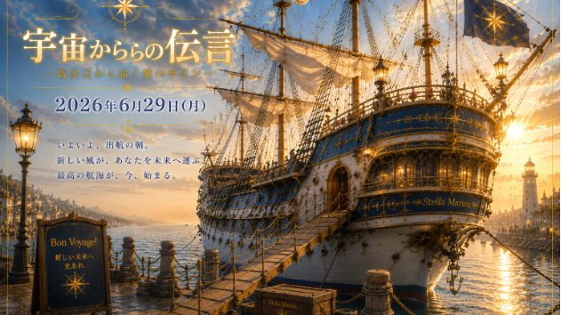 6月29日(月)宇宙からのメッセージ