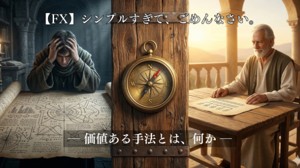 【FX】シンプルすぎて、ごめんなさい。