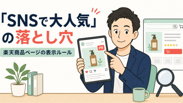 「SNSで大人気」の見せ方に落とし穴。楽天の商品ページで見直したい表示ルール