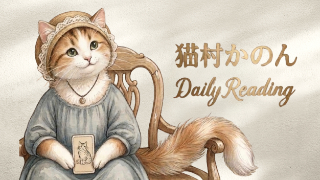 第115回【その荷物、ちょっと降ろしましょうか】🐾 猫村かのん🐈 daily reading🔮