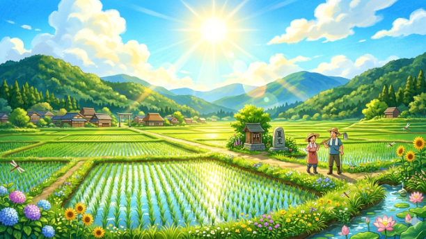 🌞☀️夏至（げし） 一年でいちばん光が満ちる日✨️🌿 夏至の光🌞✨️ 〜二十四節氣の光メッセージ〜🌻🌾