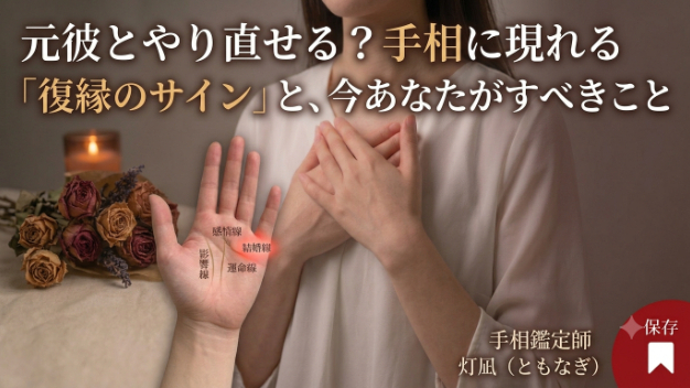 元彼とやり直せる？手相に現れる「復縁のサイン」と、今あなたがすべきこと