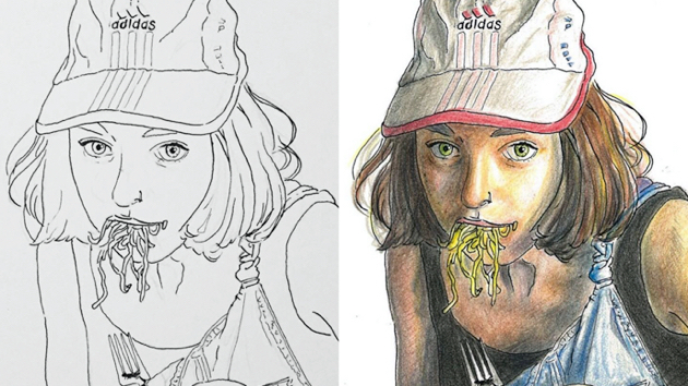 似顔絵の線画と色付けについて Tomo Draw Coconalaブログ