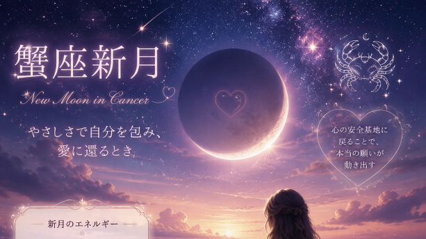本日の蟹座の新月☆彡のおススメな過ごし方～