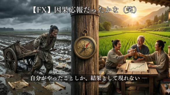 【FX】因果応報だったかな（笑）