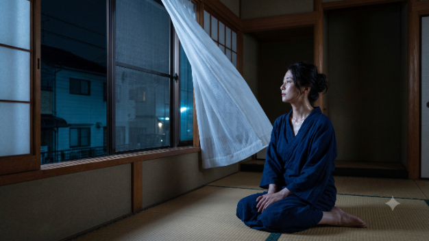 汗ばむ夜風、彼の未練が視えた瞬間