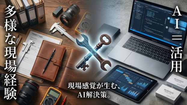 多様な現場経験×AI活用で、実務のボトルネックを最速でハックする方法。