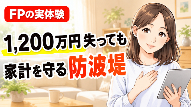 5年前の自分が、今の自分を救った｜1,200万円失っても、家計の防波堤が守ってくれた話