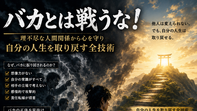 バカとは戦うな！理不尽な人間関係から心を守り自分の人生を取り戻す全技術