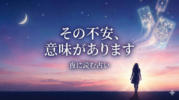 「不安になる夜に占いができること」