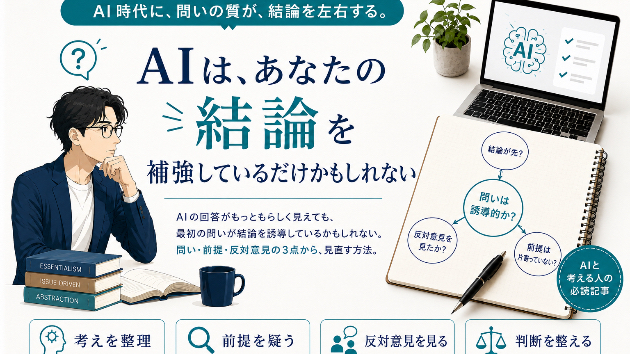 AIは、あなたの結論を補強しているだけかもしれない
