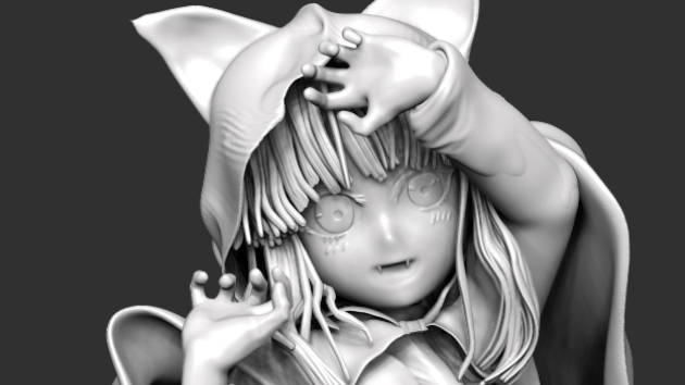 3Dモデリングの造形とフィギュア制作致します