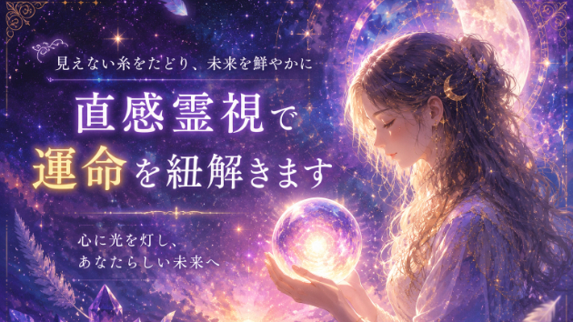 心の奥に眠る答えを紐解く、直感霊視の力