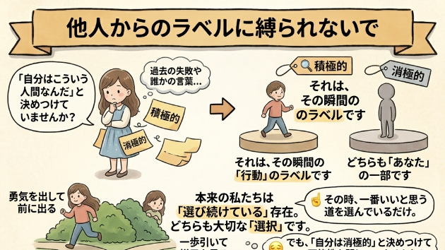他人からのラベルに縛られないで