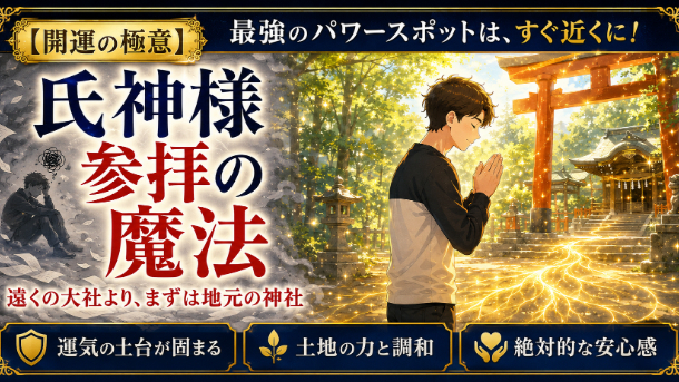 【開運の極意】究極のパワースポットは一番近くにある！「氏神様」への参拝が運命の土台を最強にする