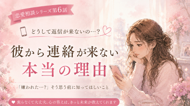 彼から連絡が来ない本当の理由　　
