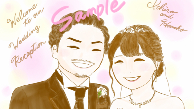 幸せが溢れるふわふわほんわかな似顔絵描きます♡