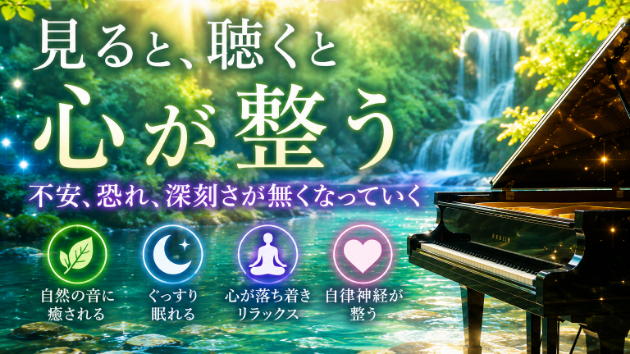 このままで本当に大丈夫なのかなと不安になっている自分へ　もう何とかしなくても大丈夫。大切なものはちゃんと残っている。安心して心を緩めていい　睡眠・瞑想用ヒーリング音楽　relax  music​