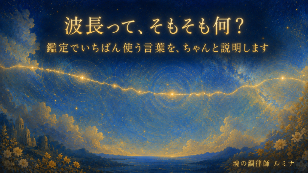 波長ってそもそも何？──鑑定でいちばん使う言葉を、ちゃんと説明します