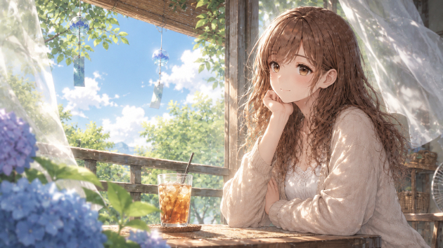 夏の恋に疲れたら、少しだけ心を涼ませて🎐🕊️