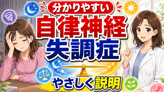 分かりやすい！自律神経失調症の仕組みと改善のための第一歩