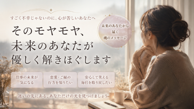 すごく不幸じゃないのになぜか苦しい…そんなあなたへ