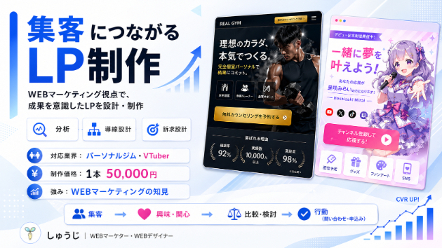 サービスをリニューアルしました｜集客につながるLP制作をはじめます
