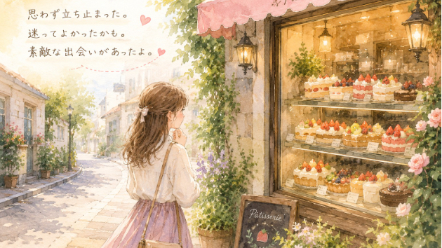 🌷思わず立ち止まった😊
