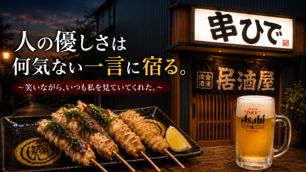 人の優しさは何気ない一言に宿る。 　～笑いながら、いつも私を見ていてくれた。～