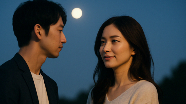 春の月が太陽に近づく夜、恋の運命も動き出す