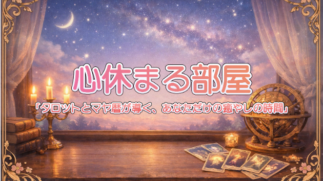 【4月3日】心休まる部屋～タロットとマヤ暦の癒やしメッセージ～【毎日更新】