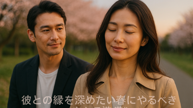 彼との縁を深めたい春にやるべき“内なる準備”