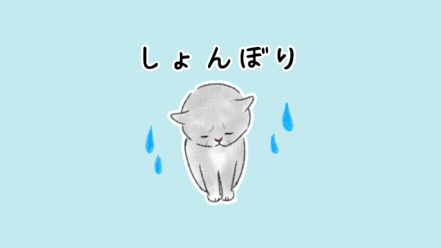 しょんぼり猫さん