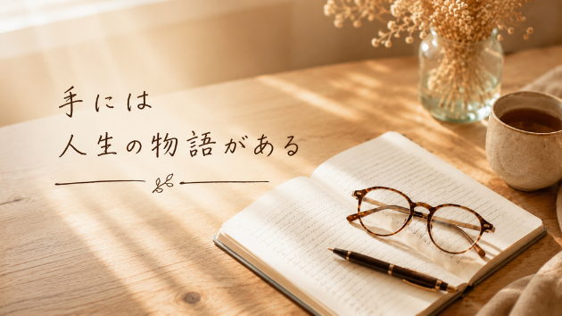 手相には、その人の人生の物語があります