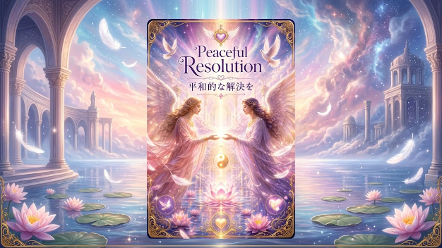 「peaceful resolution」平和的な解決を🕊️ 