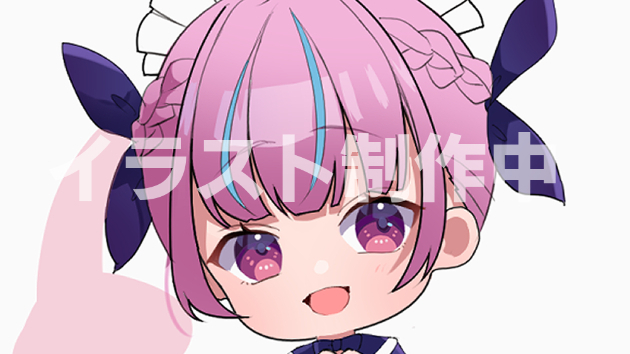 イラスト制作中