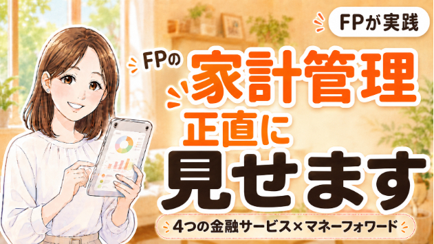 家計管理の仕組みを、正直に見せます｜口座4つ×マネーフォワード×クレカ集約
