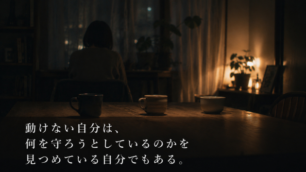何もしたくないわけじゃないのに、動けない日が続いてしまうときに
