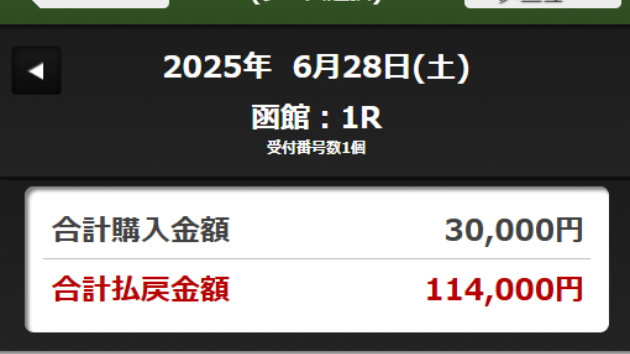 6/28の投資結果
