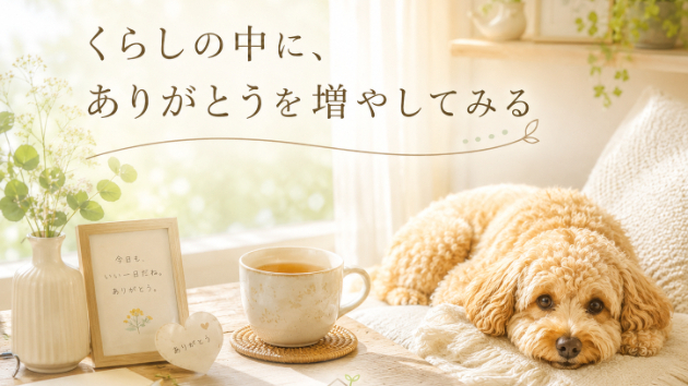 くらしの中に、ありがとうを増やしてみる