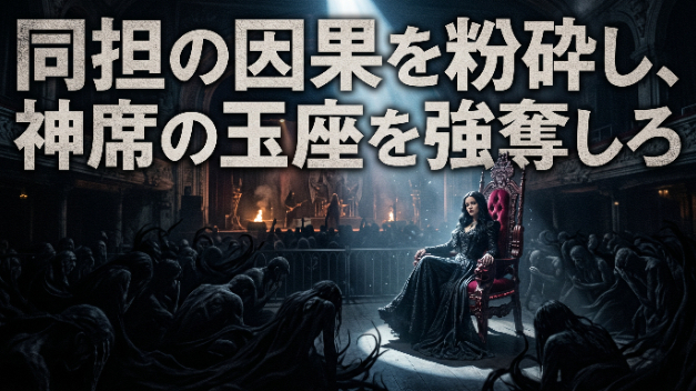 同担と仲良くする偽善を捨てろ！「殺意にも似た嫉妬」で神席を強奪せよ