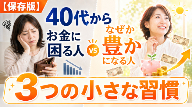 【保存版】霊視鑑定！40代からお金に困る人、なぜか豊かになる人。運命を分ける「3つの小さな習慣」 ❤