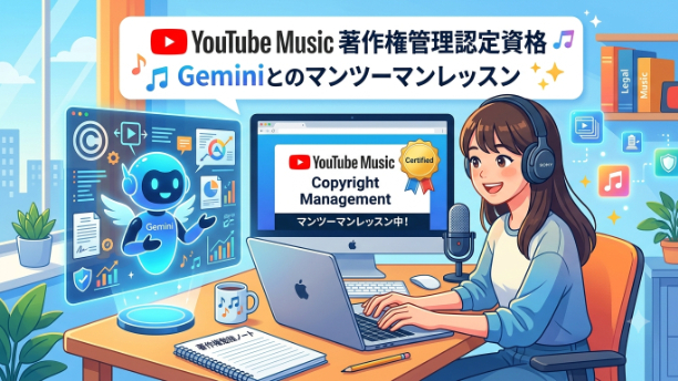 YouTube Music　著作権管理認定資格　第５回　Geminiとのマンツーマンレッスン