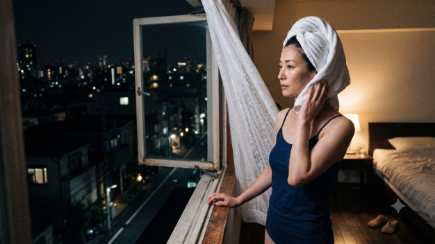 冷たいシャワーのあとの夜、彼を思う心