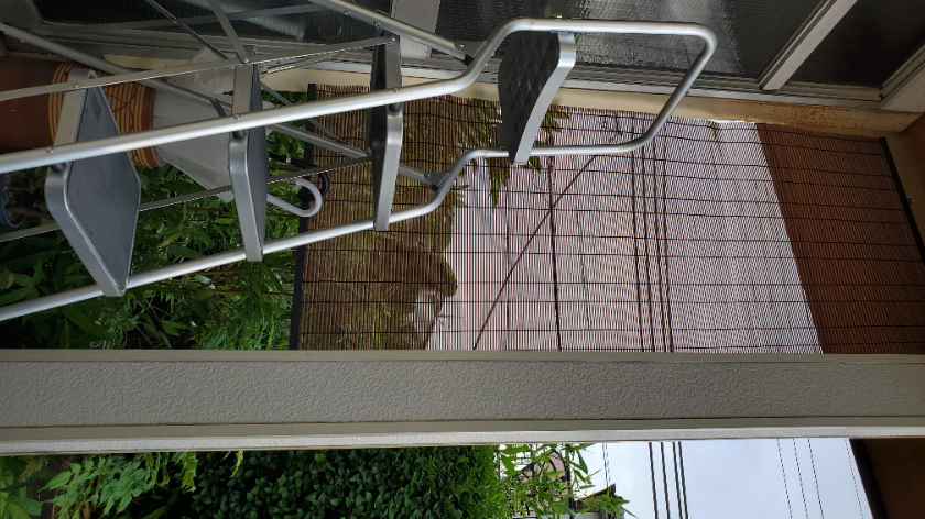 簾の取り付け